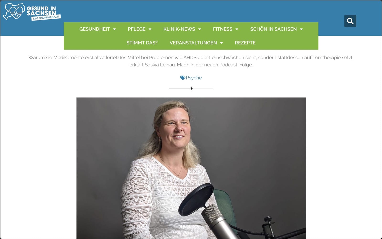 Saskia Leinau-Madh im Podcast